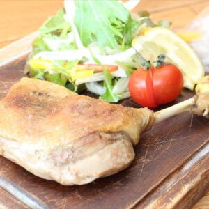 合鴨もも肉のコンフィ